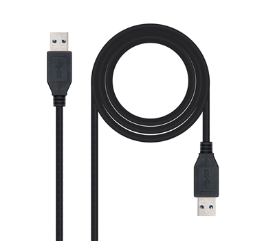 Cable USB 3.0 - Tipo A/M-A/M - Negro - 3.0 M
