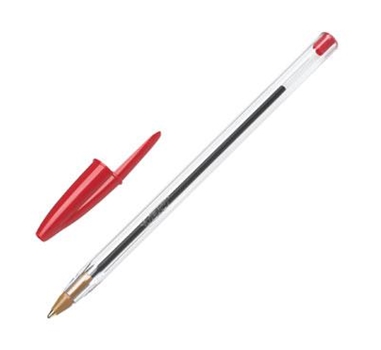 BIC BOLÍGRAFO CRISTAL ORIGINAL ROJO - 50 uds -