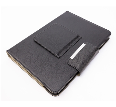 Talius - Funda para tablet 10.1" con teclado - Bluetooth - Negro aluminio