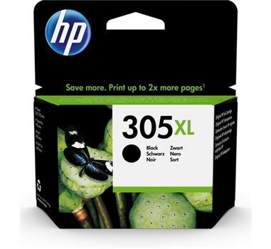 HP CARTUCHO NEGRO Nº305XL - DESKJET 2300, 2700 SERIE, PLUS 4100, ENVY 6000, PRO 6400