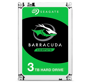 Seagate - Disco duro Barracuda 3TB ST3000DM007 - SATA 6Gb/s - 3.5" - 5400 rpm - búfer: 256 MB