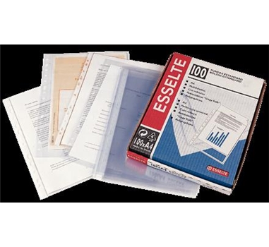ESSELTE FUNDA PP 11 TALADROS A4 -100U-