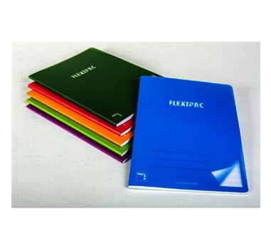 PACSA LIBRETA FLEXIPAC 48 HOJAS 4X4 TAPAS POLIPROPILENO A4 90GR COLORES SURTIDO -6U-