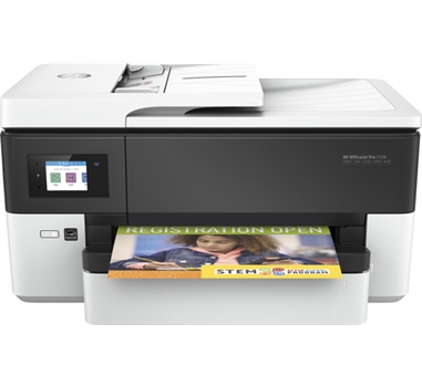 HP Officejet Pro 7720 Wide Format All-in-One - impresora multifunción (color)
 - chorro de tinta - A3 (material) - hasta 34 ppm (copiando) - 250 hojas - 33.6 Kbps - USB 2.0 - LAN - Wifi - host USB