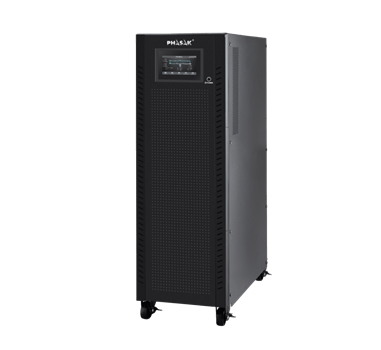 Phasak - SAI PH 9273 - Online - Trifasico/Trifasico - 10KVA / 10KW - Formato Torre - Bornes - LCD - RS232/USB - Baterias 20x 9Ah - 2 años garantía in situ con baterías