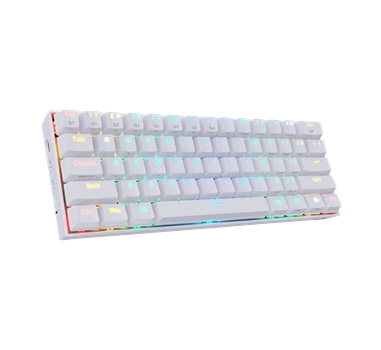 Redragon - DRACONIC REACONDICIONADO Teclado Mecánico Gaming RGB Blanco - Layout USA PRODUCTO DEMO
