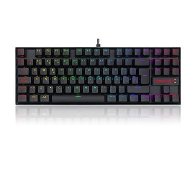 Redragon - KUMARA Teclado Mecánico Gaming RGB Blue Switch Español Negro