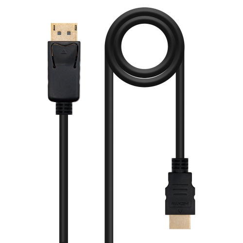 Nanocable - Cable  DisplayPort/M a HDMI/M - Negro - Longitud 3.0 m