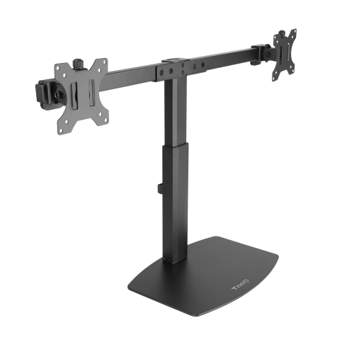 Tooq - Soporte de mesa para dos pantallas 17" - 27" DB1727TN-B