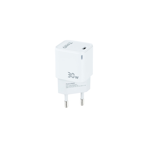 TooQ - CARGADOR DE PARED GAN USB-C/PD 30W