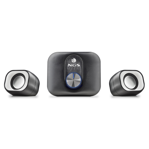 NGS Comet 2.1 Altavoces para PC USB 2.1 20W con Subwoofer - Conexion Jack 3.5mm - Controles en Altavoz