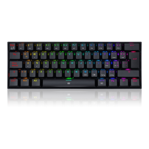 Redragon - DRAGONBORN Teclado Mecánico Gaming Switch Marrón RGB Negro - Layout España