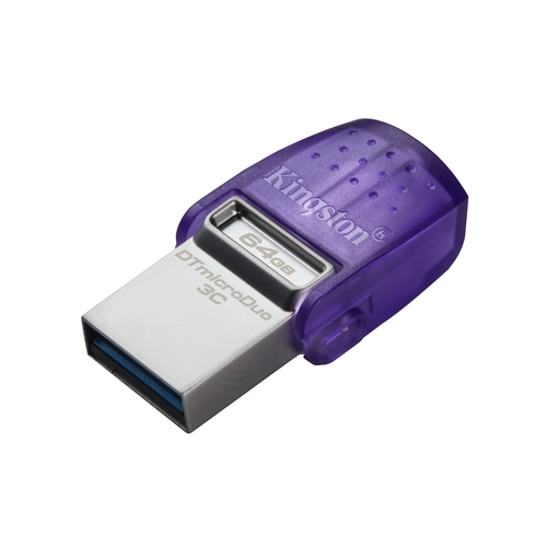 Kingston DT microDuo - 64GB - Dual - USB-A - USB-C