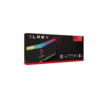 [117136] PNY XLR8 Gaming EPIC-X RGB DDR4 - 16GB 3200 MHz - PC4-25600 - CL16 -  1.35V - 10 años garantía