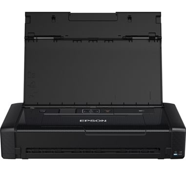 [116831] Epson - Impresora Portátil Wifi Workforce WF-110w - 14/11 ppm - Pantalla LCD - USB - Batería Recargable - Cartucho 266BK / 267 Tricolor