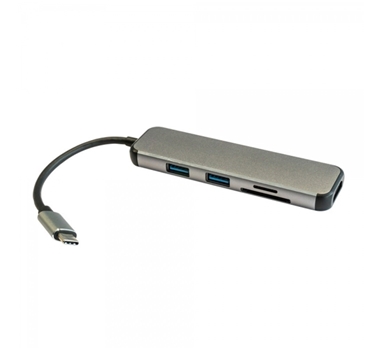 [116241] 3Go - HUB USB 3.0 TYPE-C 2P USB-A + CR + HDMI