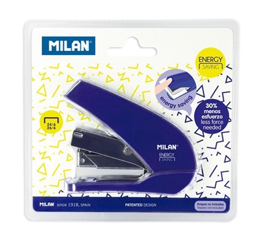 [114419] MILAN GRAPADORA COMPACTA ENERGY SAVING BLISTER AZUL