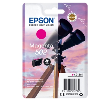 [113852] Epson Cartucho de tinta magenta 165 páginas C13T02V34010 (502)