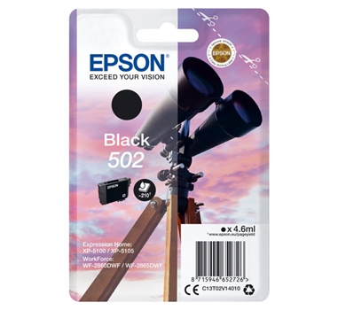 [113850] Epson Cartucho de tinta negro 210 páginas C13T02V14010 (502)
