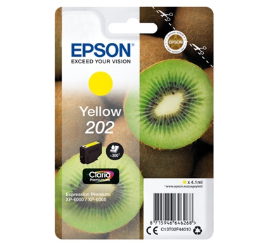 [113848] Epson Cartucho de tinta amarillo 300 paginas C13T02F44010 (202)