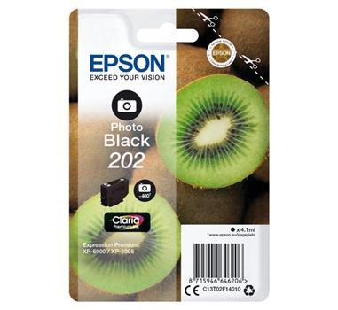 [113845] Epson Cartucho de tinta  Schwarz (Foto) 4.1ml C13T02F14010 (202)