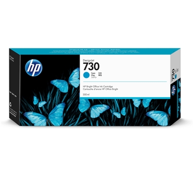 [113764] HP Cartucho de tinta cian 300 ml P2V68A (730)