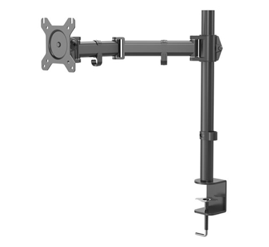 [113429] 1Life - Soporte monitor de 13" a 27" - Articulado - VESA 75x75 y 100x100 - Abrazadera escritorio