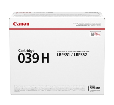 [113247] CANON TONER  039H i-SENSYS LBP351x LBP352x 25.000 PAG. ALTA CAPACIDAD