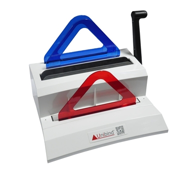 [112571] UniBinder 120 220V EURO Encuaderna documentos desde 1 hasta 120 hojas. Encuaderne, engarce y enfríe en segundos con un solo sistema.
