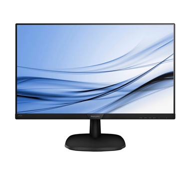 [112288] Philips Monitor V-line 243V7QDAB LED 24" (23.8" visible) 1920 x 1080 LED IPS Full HD (1080p) HDMI, DVI-D, VGA, altavoces, negro con textura