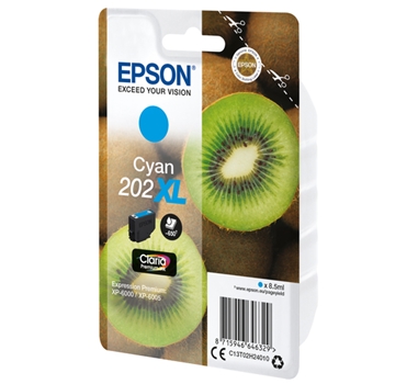 [111915] EPSON SINGELPACK CYAN 202XL PREMIUM INK EPSON WORKFORCE SX