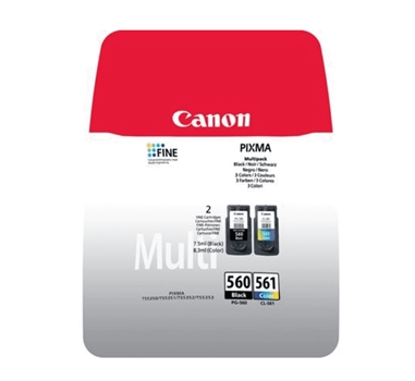 [116828] Canon PG-560 + CL-561 Multipack negro 180pag. / color 180pag. PG560+CL561