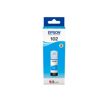 [111301] EPSON 102 EcoTank Cyan Ink Bottle ET-2700/ ET-2750/ET-3700 /ET-3750 /ET4750