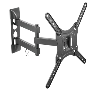 [110590] TooQ - Soporte TV/Monitor de pared LP6055TN-B - Giratorio e inclinable - 23 a 55" - 3 pivotes - Negro