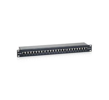 [110438] Equip - Patch Panel 24 Puertos Cat.6 - Apantallado - Color Gris Claro