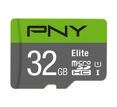 [115567] PNY MicroSD 32GB Elite / Clase 10 / Lectura 100 Mb/s + adaptador SD