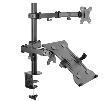 [110221] Equip - Soporte Monitor Articulado De 13" a 32" + Base Para Portatil - VESA