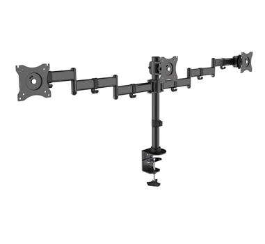 [110218] Equip - Soporte Pantalla Para Mesa - 3 Monitores De 13" a 27" - Articulado - Formato VESA