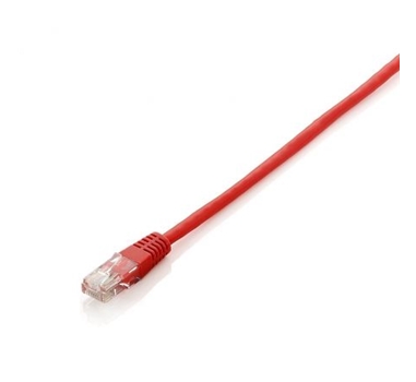 [110209] Equip - Cable de red latiguillo UTP Cat.6 0.5m - Color Rojo
