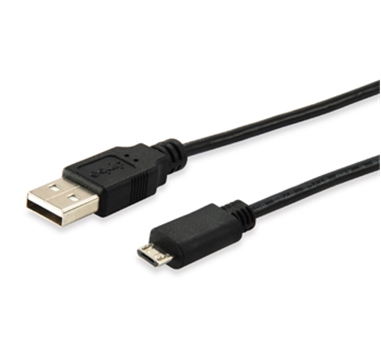 [110183] Equip - Cable USB 2.0 a MicroUSB - USB/A a USB/Micro/B - 1,0m - Negro