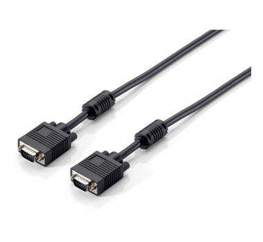 [110171] Equip - Cable SVGA/M a SVGA/M - HDB15 - Con ferrita - 1.8m - Negro