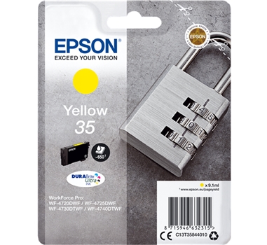 [108221] EPSON CARTUCHO AMARILLO 35 Pag. 650 Aprox