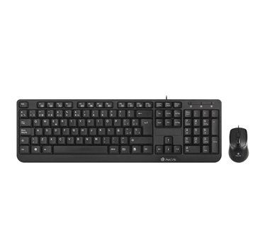 [108122] NGS - Cocoa Kit - teclado y raton - cableado - plug & play - multimedia