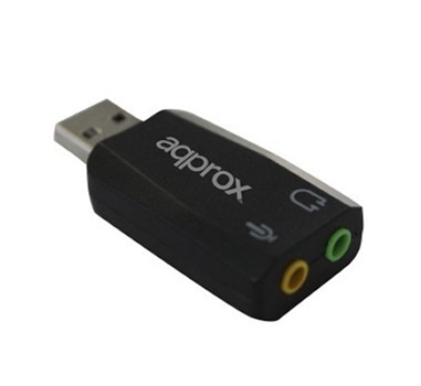 [107733] Approx - Tarjeta de sonido APPUSB51 5.1 externa USB 2.0