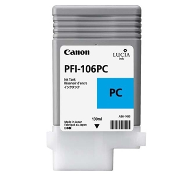 [107434] CANON CARTUCHO FOTO CIAN PFI106PC  IPF6300/6350/6400/6450 130ml