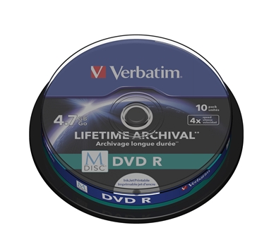 [107055] (T10) Spindle DVD-R VERBATIM MISC 4x 4,7GB, 40-118 mm
