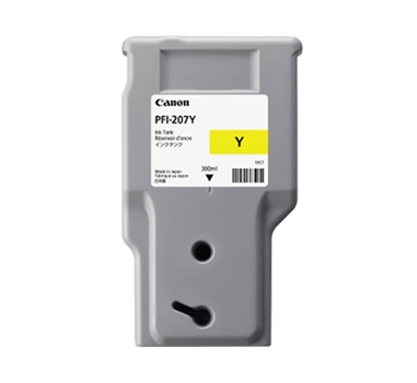[107040] CANON CARTUCHO PFI207A AMARILLO 300ML IPF680