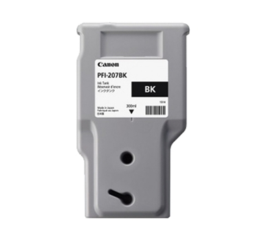 [107037] CANON CARTUCHO PFI207BK NEGRO 300ML IPF680