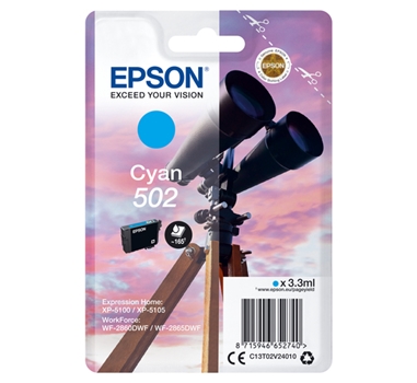 [113851] Epson Cartucho de tinta cian 165 páginas C13T02V24010 (502)