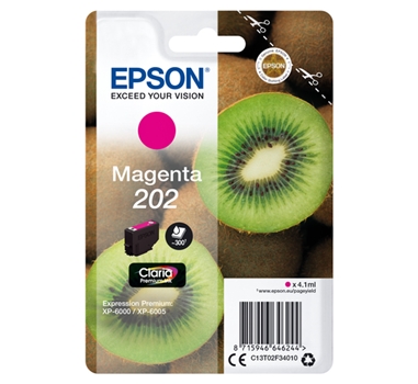 [113847] Epson Cartucho de tinta magenta 300 paginas C13T02F34010 (202)